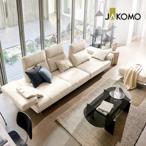 시그니처 와이드 3.5인 기능성 럭스 통가죽 천연면피 소가죽 소파+스툴