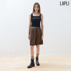 [최초가 129000원] 체커보드 밴딩 플리츠 스커트_LPSKF023006