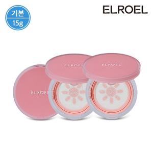 [기본]  피치 핑크 톤업 팡팡 선쿠션 15g 본품 x 3개