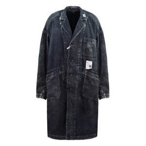 미하라 야스히로 루즈 사틴 샵 코트 블랙 J13CT111 BLACK