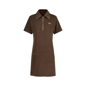 [최초가208,000]테리 집업 원피스 Terry Zip up Onepiece_Brown