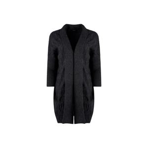 [최초가 198,000원]  물결 루즈핏 니트 롱 가디건_YG01WRWCD01