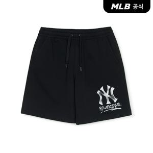 [공식] [카리나PICK] 베이직 빅로고 6부 반바지 NY (Black)