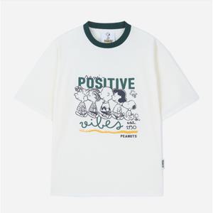 [롯데백화점][클라이드]여성 2컬러 스누피와친구들 캐릭터 반팔 티셔츠 (FPCTS871F)