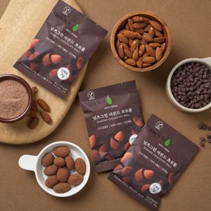 넛츠그린 아몬드 초코볼 150g 다크 초콜릿 비건 견과류 단백질 어린이 프리미엄 초코