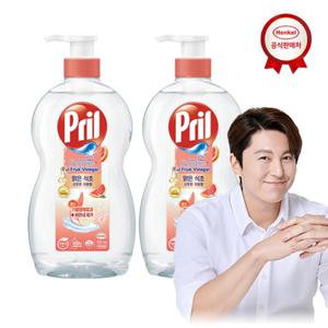 프릴 시크릿오브 맑은식초 주방세제 700ml 2개 (자몽향/사과향