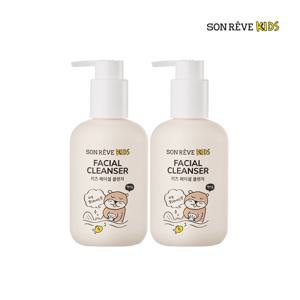 (1+1) 키즈 페이셜 클렌저(180ml)(총2개)/유아 폼클렌징 달콤한 사탕향
