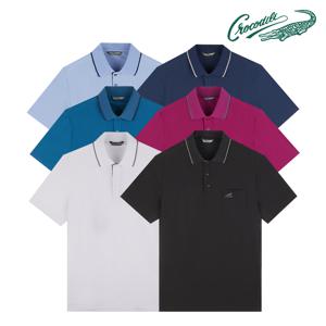 옆라인 메쉬 배색 카라티 CDAA8TP2703