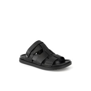 남성 샌들 Q19065_BLACK 굽 3CM
