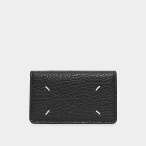 마르지엘라 25FW 스티치 넘버링 그레인레드 폴드 여성 카드지갑 SA3VX0008 P4455 T8013