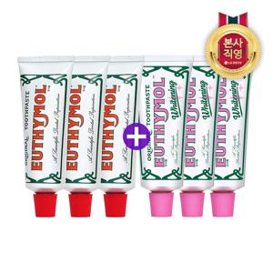 유시몰 화이트닝 치약 106g 3개+화이트닝 치약 106g 3개