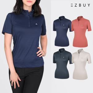 산들바람 여성 봄 여름 빅사이즈 기능성 캠핑 등산 아웃도어 쿨 티셔츠(ST31LT043W)