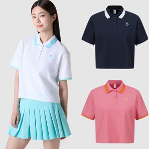 르꼬끄 여성 골프 테니스 왕피케 루즈핏 폴로 티셔츠 QQ222TTS51