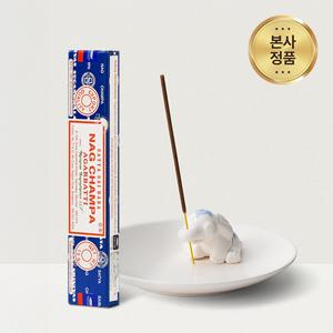 세라믹 인센스 홀더(철푸덕 다복이)+인센스스틱 15g 택 1