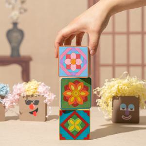 비석치기 전통 놀이 세트 꾸미기 만들기 추석 새해 명절