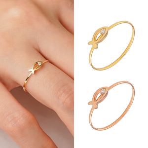 14K 블레싱 피쉬 반지