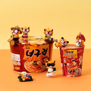 너구리 컵라면 스토퍼 9종(랜덤)