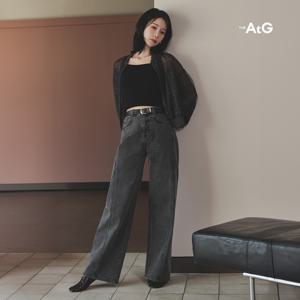 더엣지 25FW 커브드 와이드 데님