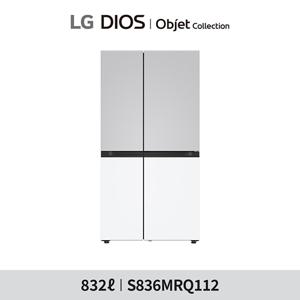 LG AI 오브제 매직스페이스 양문형 냉장고 S836MRQ112 S836P112