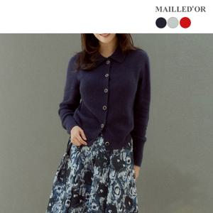 [홈쇼핑인기]라쿤 울 블렌드 카라 버튼 가디건
