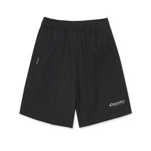 디스커버리 키즈 경량 우븐 트레이닝 후드 셋업 반바지 DKTB76043-BKS