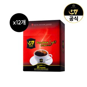 G7 퓨어블랙 라이트 25개입 x 12번들 (총 300개입)