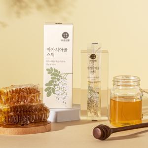 바로생활 아카시아 꿀 천연벌꿀 스틱 100% 10포 4박스