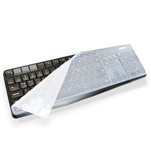로지텍 K-375S 키보드 키스킨 커버 덮개 보호 위생 이물질 방수 오염 먼지 방지 키보드 키감 변형 변색 소리 감소 반투명 실리콘