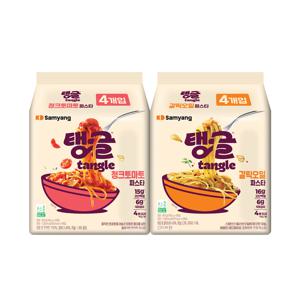 식품] 탱글 청크 토마토파스타 105g 4개 + 갈릭오일 파스타 100g 4개