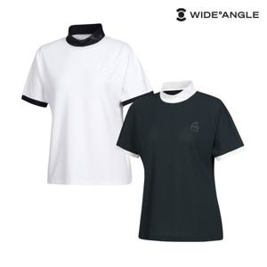 공식 여성 CO 메쉬 믹스 하이넥 티셔츠 L_WWM24274(정상가:159,000)