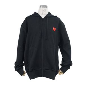플레이  레드 하트 후드집업 블랙 AX T172 051 AZ T172 051 BLACK