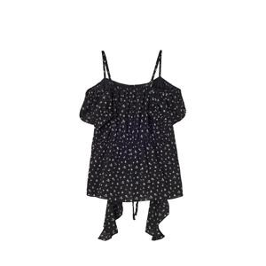 [정가 39,900원]오프숄더 잔꽃 스트링블라우스_AR2WB641
