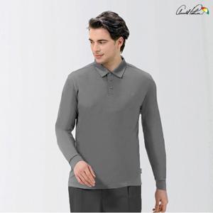 긴팔티 남성 긴팔  카라티셔츠 그레이 AMT25SS10-GRY