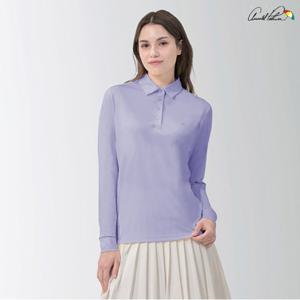긴팔티 여성 긴팔  카라티셔츠 라벤더 AWT25SS10-RVD