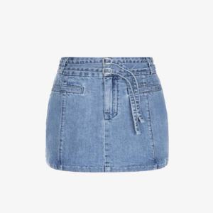 [게스] 여성 [블랙]벨트 포인트 미니 스커트YP2D6572