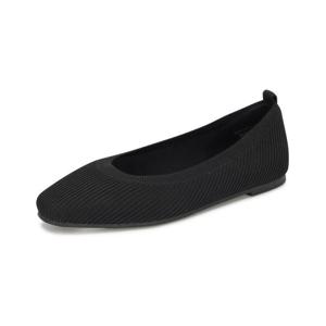 카멜레 니팅 블랑켓 플랫 Black 1cm