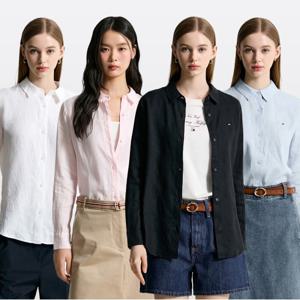 타미힐피거 솔리드 칼라 린넨 셔츠 4종 택1 (T22F3WSH090WT2)