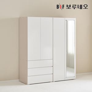 [착불]  비컴 1600 N세트 장롱 장농 이불장 미니 아이 작은방 원룸 슬림 5자 6자