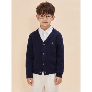 BEANPOLE KIDS BEANPOLE KIDS [Essential] 울 플레인형 자카드 카디건  네이비 (BI485AUE1R) (BI485AUE1R)