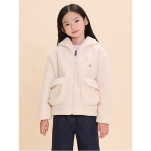 보아플리스 베이직 집업 점퍼 - 베이지