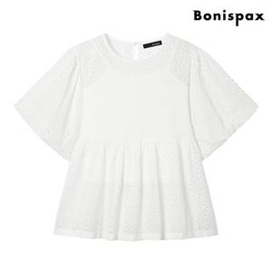 정상가:79,000원 | 펀칭 소매 퍼프 나시 세트 블라우스 (XP1BA022L0)