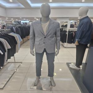 2025년 S/S 남성 린넨 블렌드 패턴 자켓AAF2KG1102