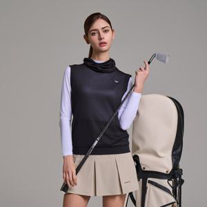 다운블로우-여성 스포츠 기능성 골프웨어 시스루 메쉬 망사 귀걸이 조끼 DB2507-2W