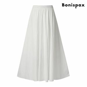 정상가:59000원ㅣ심플 데일리 밴딩 롱 스커트 (XP2WH002L0)