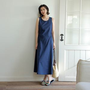 06/26 예약배송_LS_Loose cotton sleeveless dress