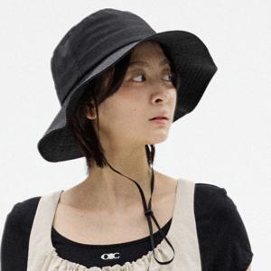 [최초가 69,000]스몰 로고 스트링 나일론 버킷햇 (2colors)