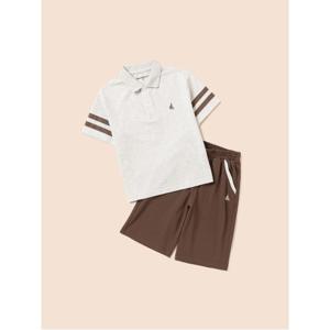 피케 카라 반팔 & 버뮤다 반바지 2PCS 상하세트  베이지 (BI5742U04A)