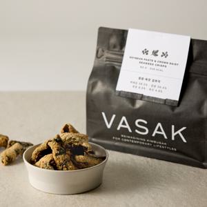 VASAK 바삭 김부각 지퍼백 6종 패키지 (50g x 6봉, 총 300g)
