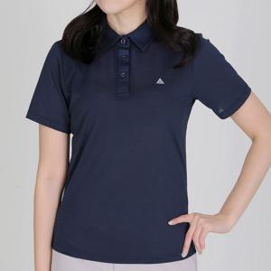 퓨어 여름용 여성 통기성 좋은 데일리 기능성 사방스판 카라 반팔 티셔츠(W5ST02)