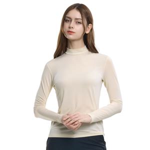 투엘라 썸머팝 여성 냉감 스트라이프 반폴라 긴팔 골프 아웃도어 티셔츠(W6ST10)